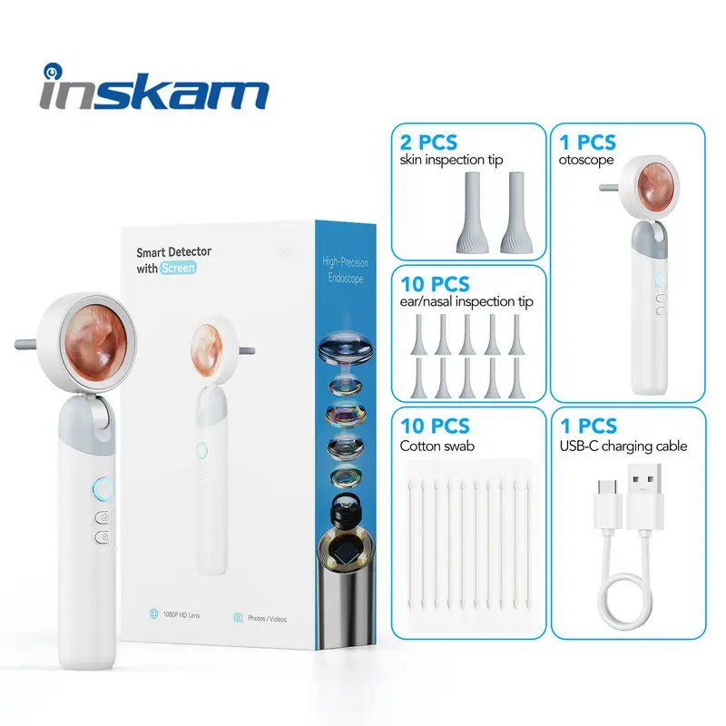 Inskam Smart Detector kit with screen and ear cleaning