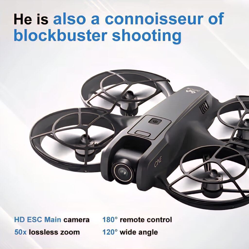 V666 drone review of its 8K camera and wide-angle lens