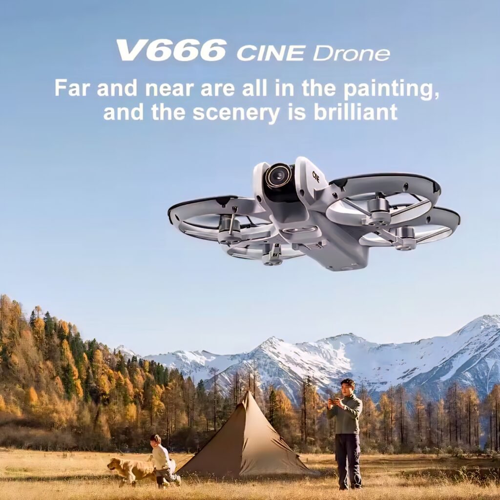 V666 CINE drone for cinematic aerial photography`