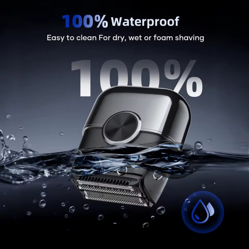 Kensen S26 IPX7 waterproof foil shaver wet dry use