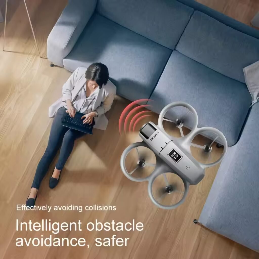 D16 Drone intelligent obstacle avoidance test indoors