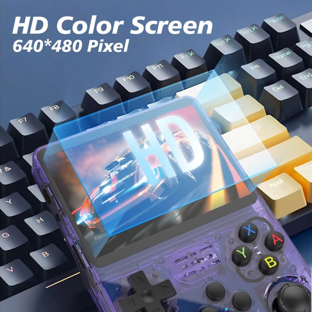 R36S 3.5 inch HD IPS color screen 640x480 resolution