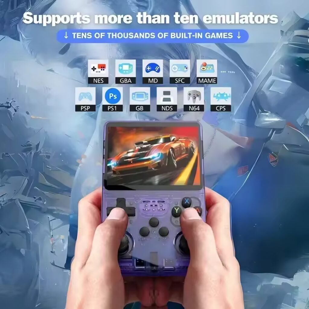 R36S supports more than ten emulators and thousands of games
