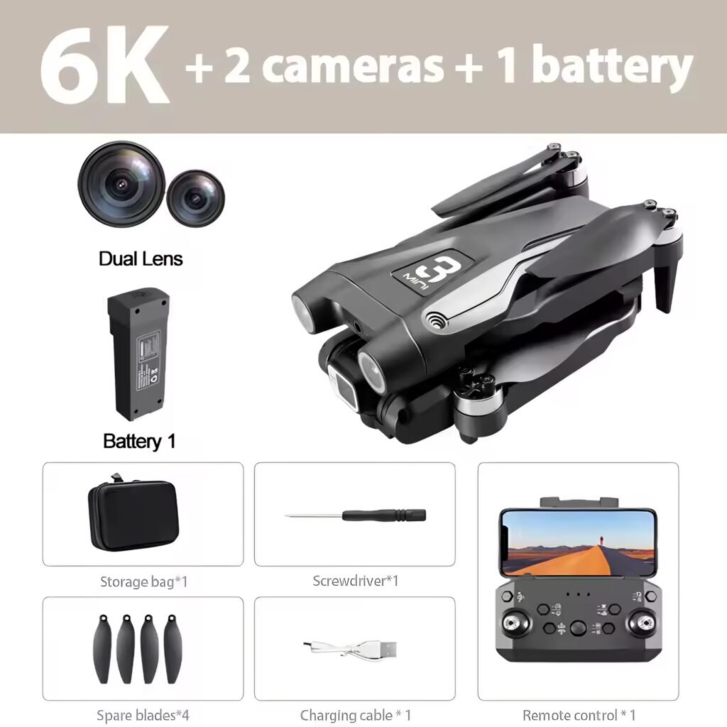 Z908 Pro drone black 6K camera version