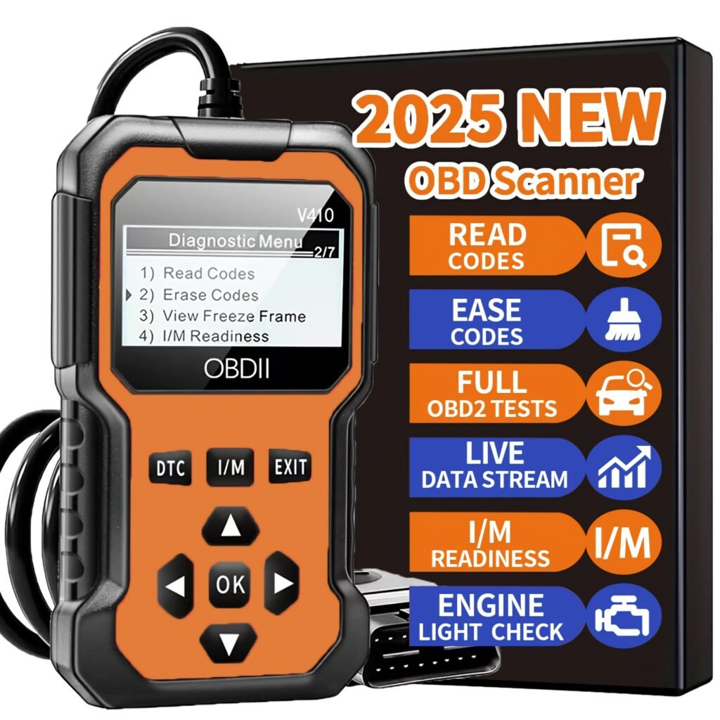 V317 handheld car code reader diagnostic tool 2025 model