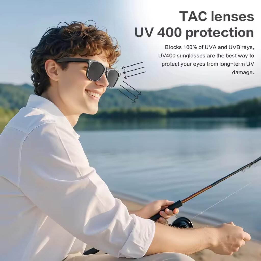 Smart AI glasses with HD picture quality and voice assistant