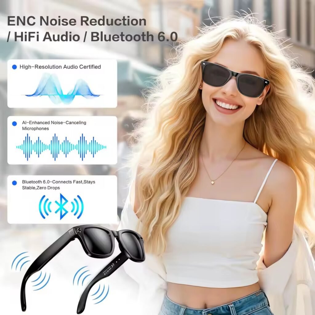 Smart sunglasses with TAC lenses UV400 protection for fishing