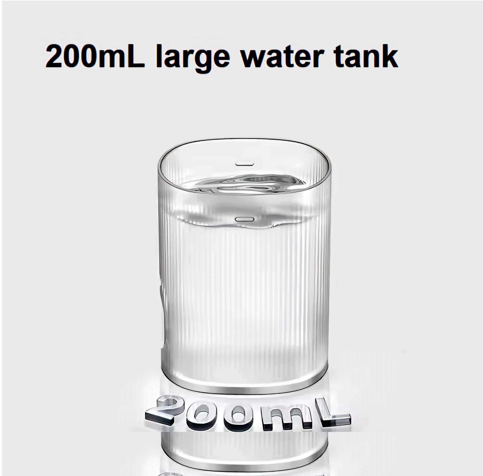 The 200mL large water tank of the Mijia Oral Irrigator 2, reviewed for capacity.