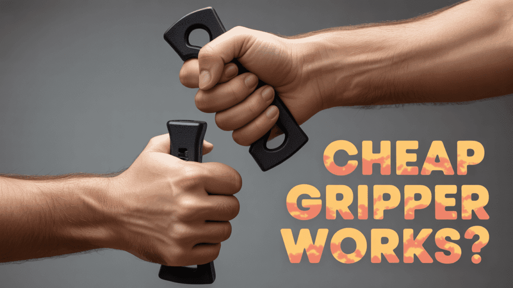 A close-up of different grip work exercises to improve forearm strength