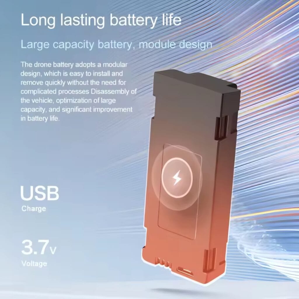M10 Drone modular battery with USB charging and long flight time