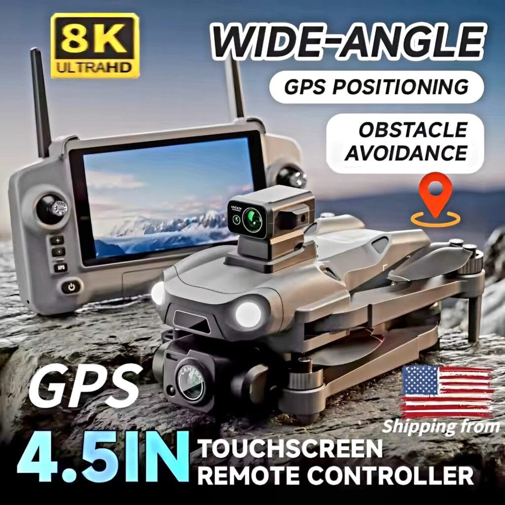 M24 8K GPS Intelligent Drone with 4.5 inch touchscreen remote controller review
