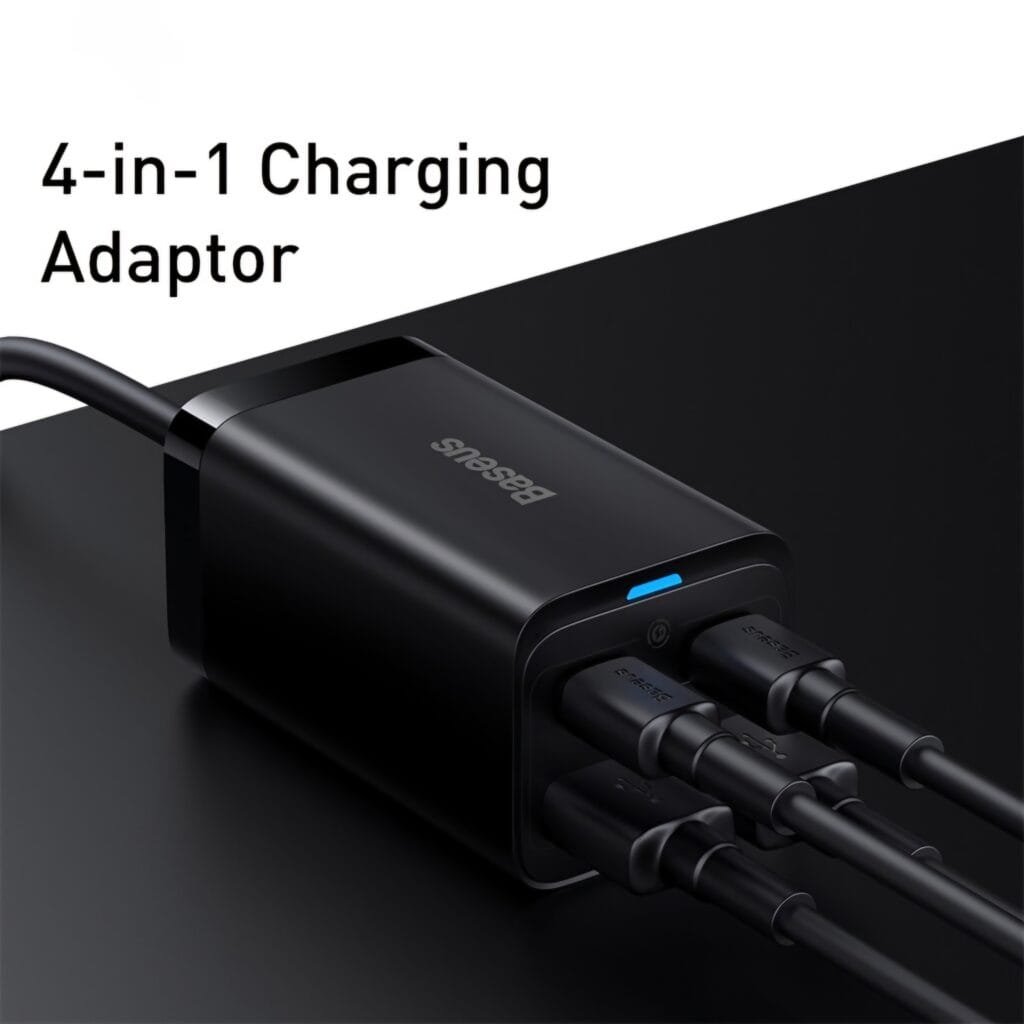 Baseus GaN3 Pro 100W Review: 4-in-1 charging adapter design for powering multiple devices