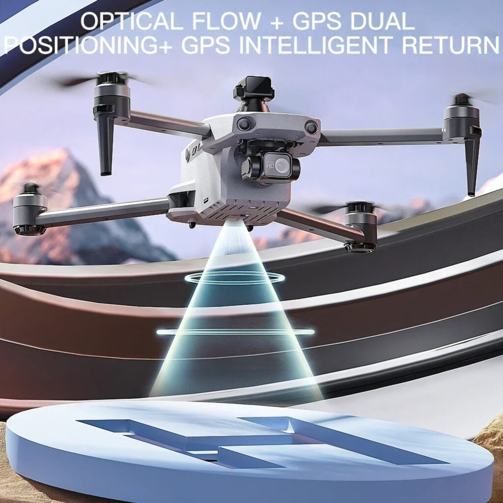 K11 Turbo Drone Review: Optical flow and GPS dual positioning for stable hovering