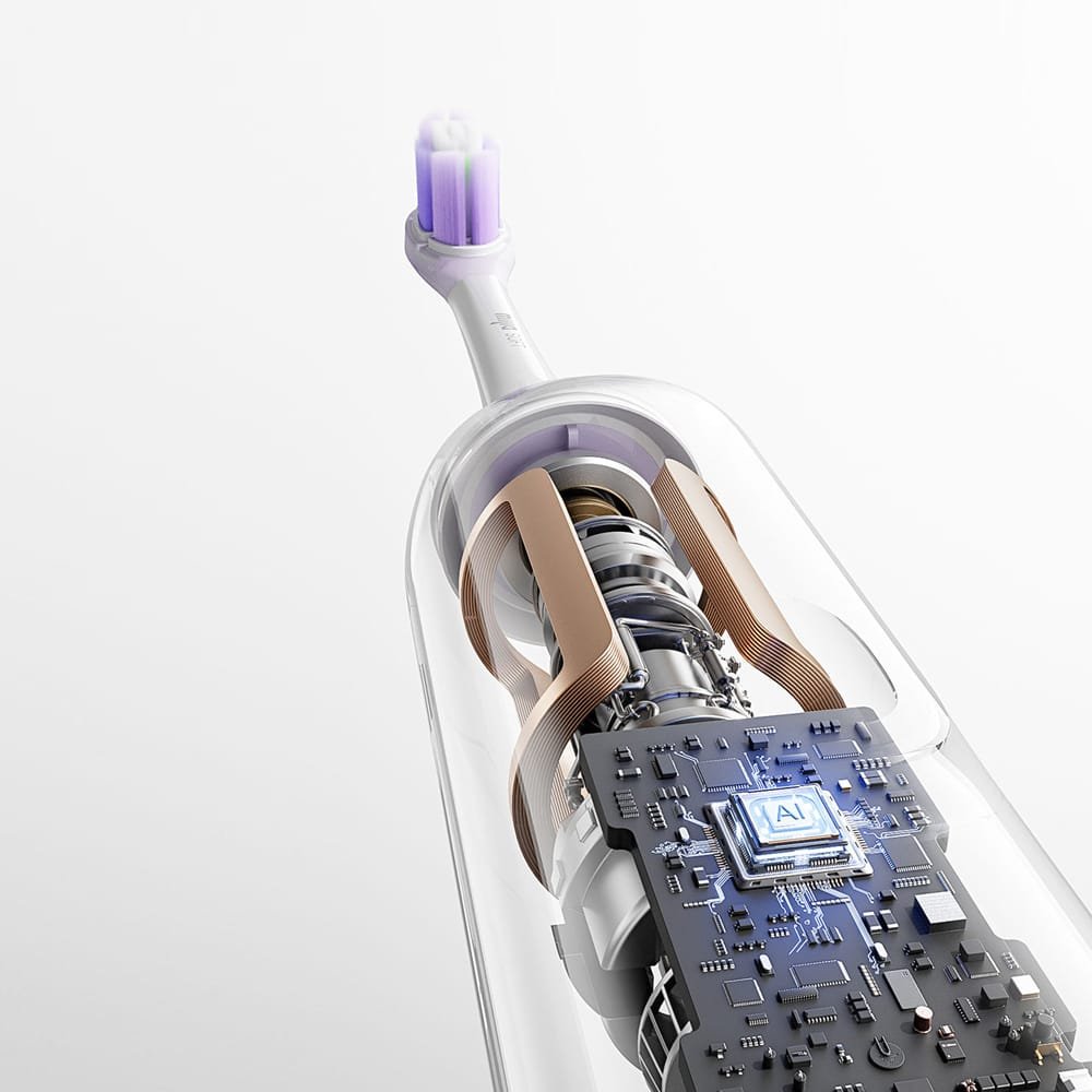 Internal AI motor and oscillation mechanism of Xiaomi Mijia Electric Toothbrush Pro