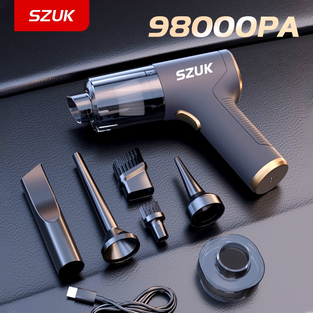 SZUK cordless car vacuum cleaning a car seat Review
