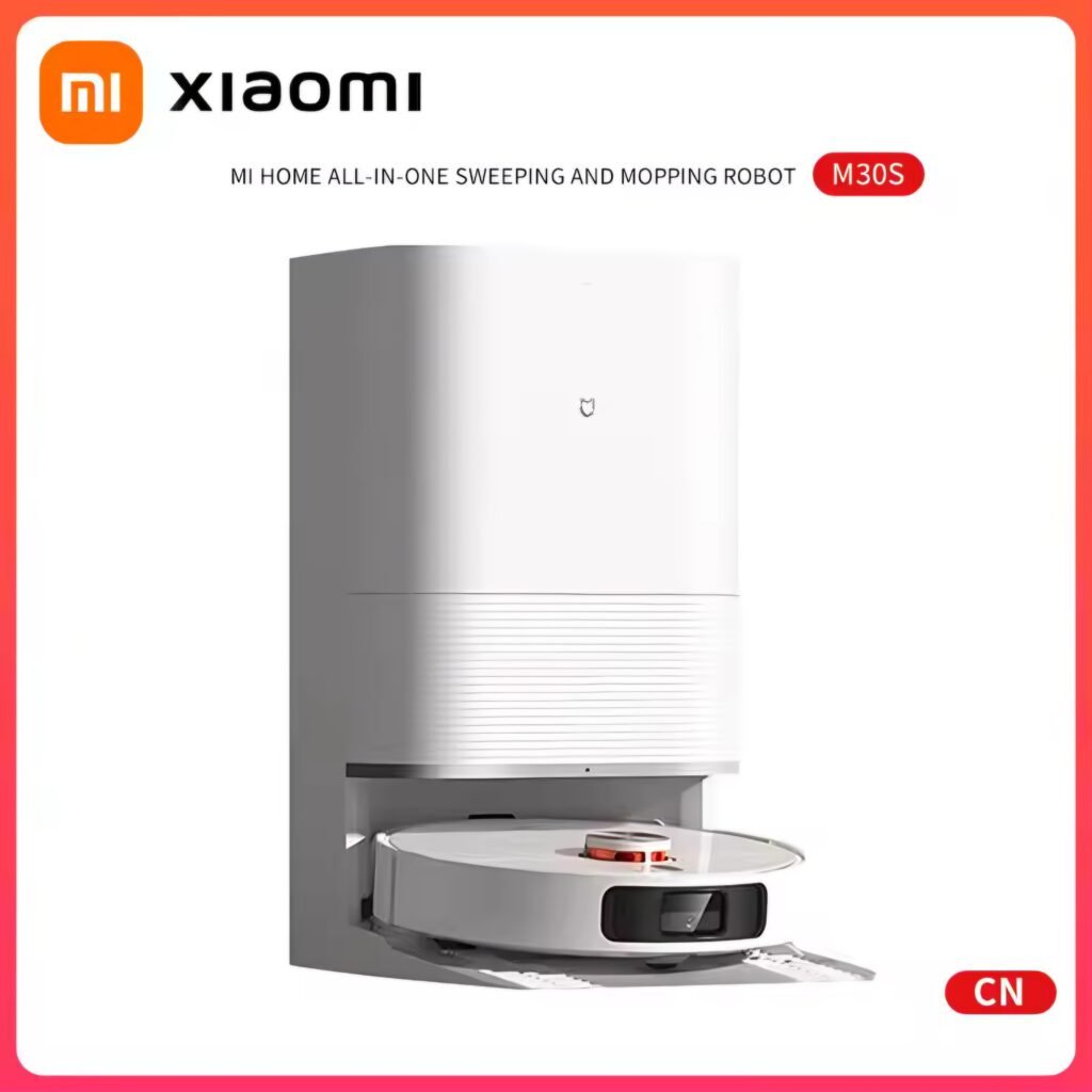 Xiaomi M30S Robot Vacuum with its self-emptying and self-washing base station review