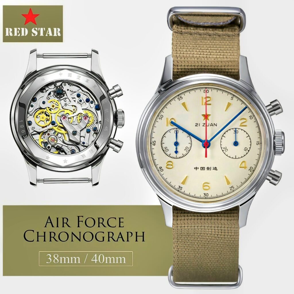 Seagull 1963 Red Star Mechanical Chronograph Watch Review