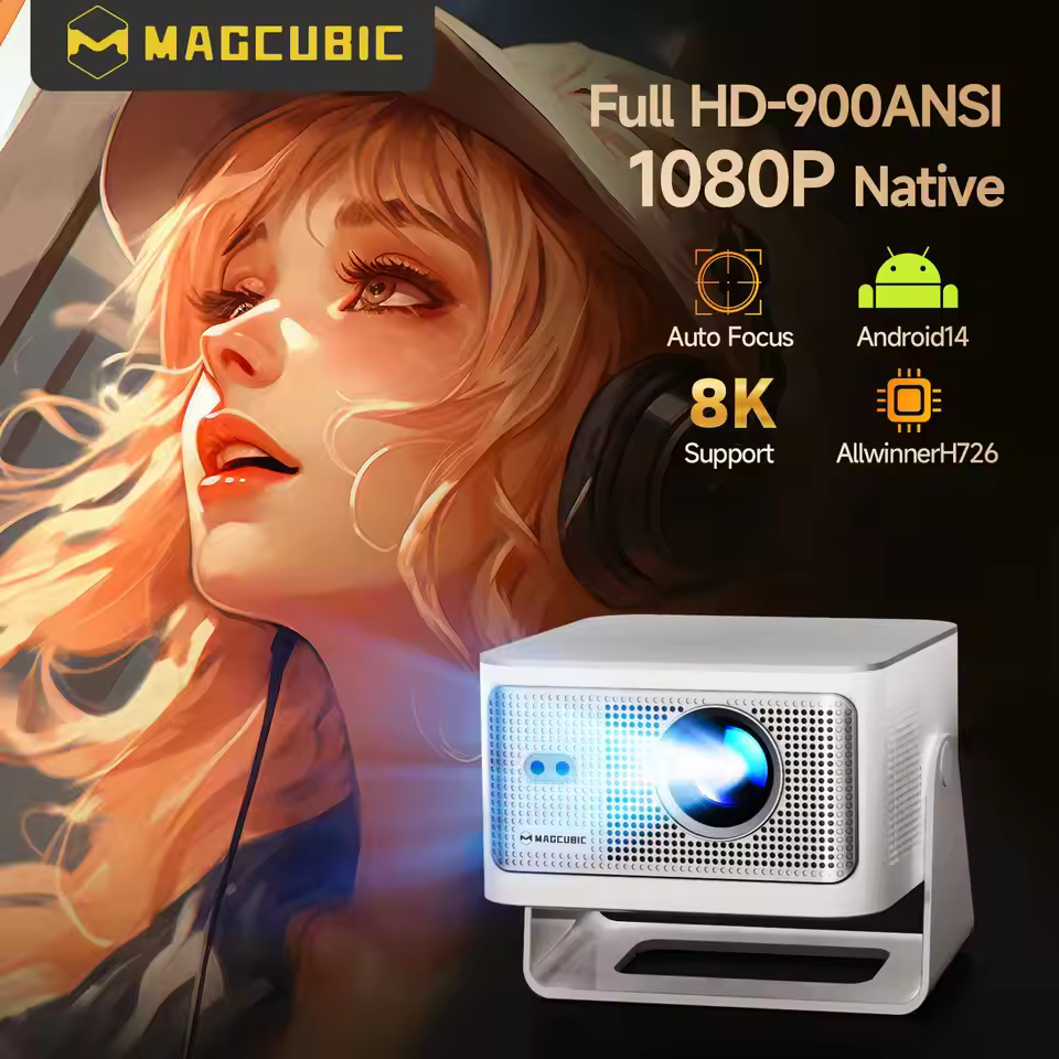 Magcubic HY350Max Review - Native 1080P Projector with Android 14 and 900 ANSI Lumens