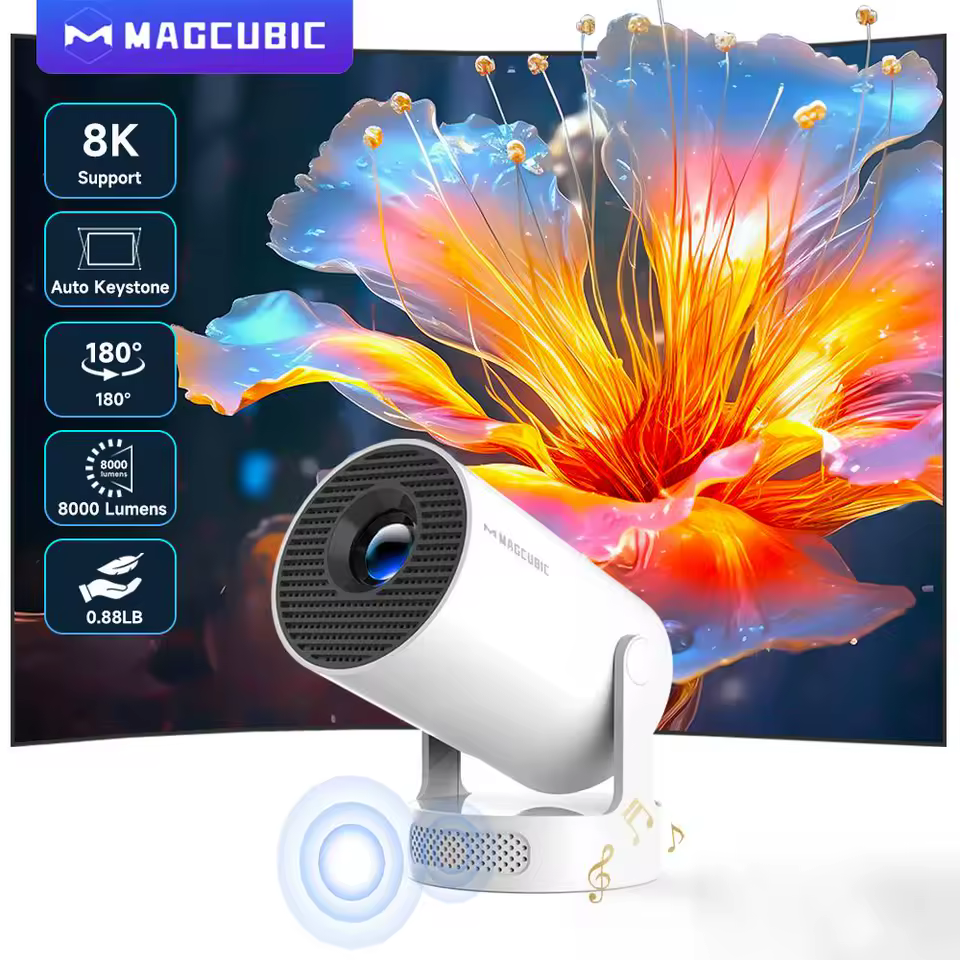 TikTok viral projector review of the Magcubic HY300`