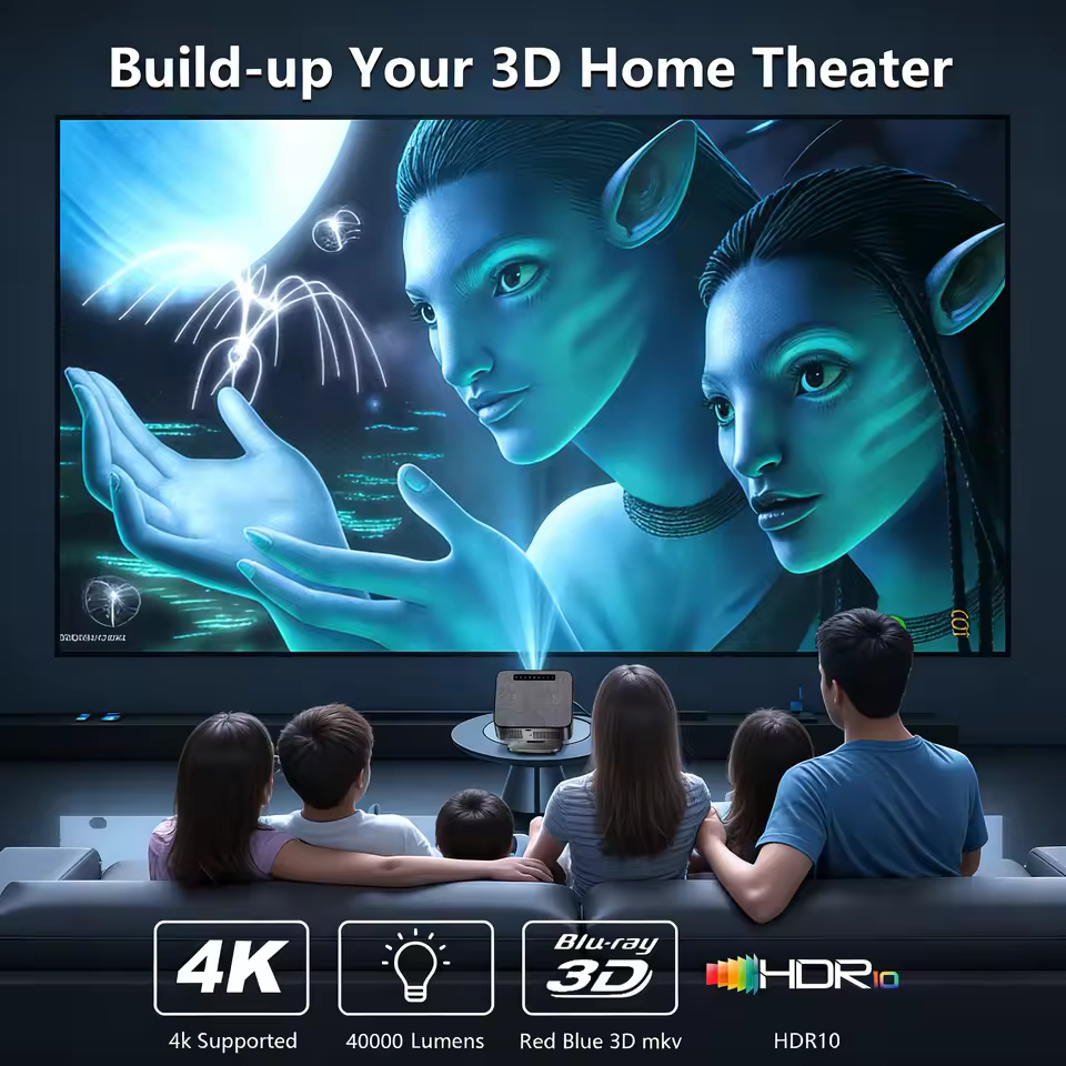 Magcubic HY350Max professional 3D home theater projector for immersive cinematic experience