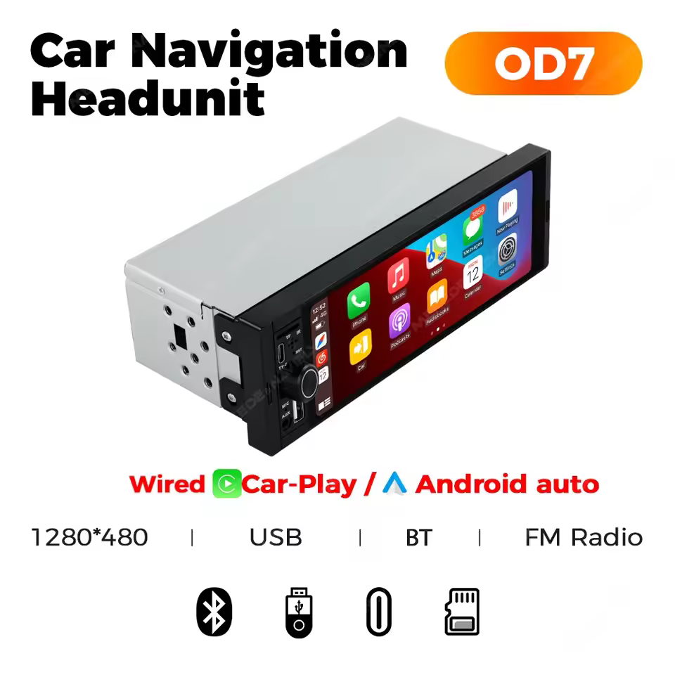 Best car stereo for android navigation screen and OD7 head unit design