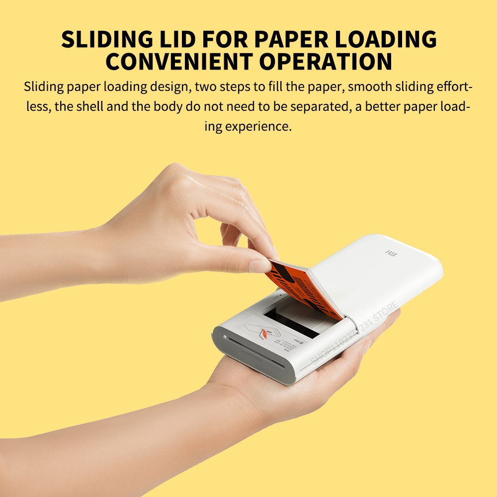 Hand loading paper into device