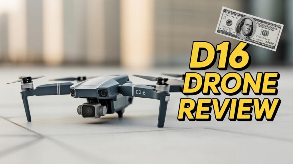 D16 Drone Review Black GPS Mini Drone