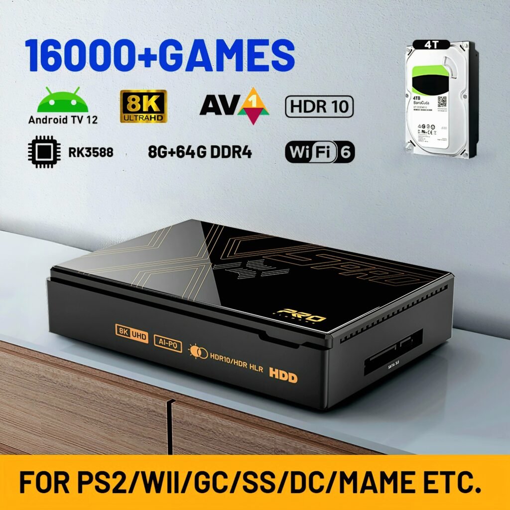 Kinhank Super Console X5 Pro Android TV box retro gaming review