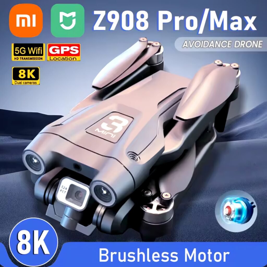Z908 Pro Max brushless motor drone with 8K dual camera review