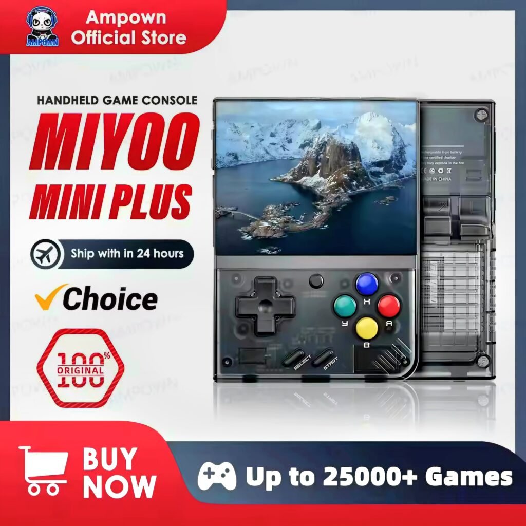 Miyoo Mini Plus portable retro handheld game console review
