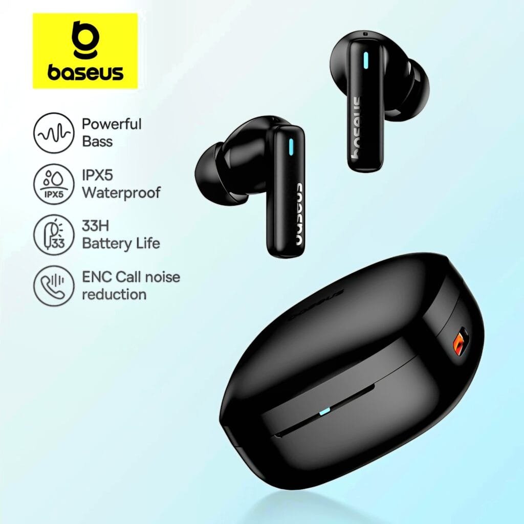 Baseus Bowie E19 Review - Black TWS Earbuds with Powerful Bass