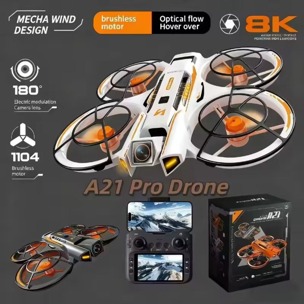 A21 Pro Drone Review Mecha Design with 8K Camera
