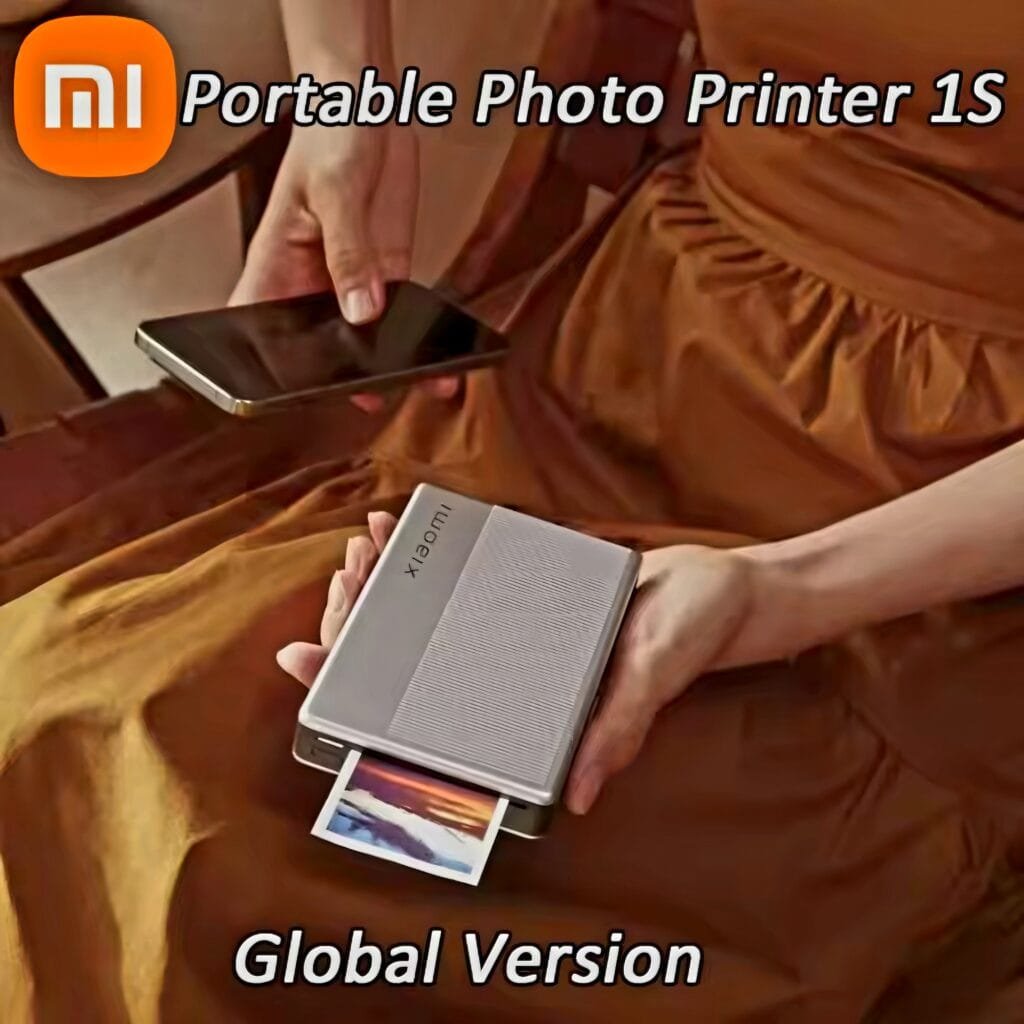 Xiaomi Portable Photo Printer 1S Review: Global Version mini pocket printer printing a photo from a smartphone