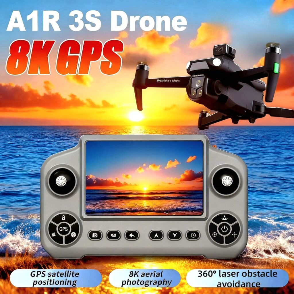 Xiaomi Mijia A1R 3S Drone Review - Budget 8K GPS Drone with Smart Touchscreen Remote
