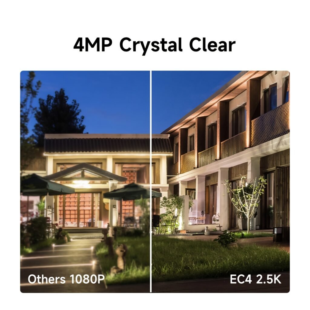 IMILAB EC4 2.5K crystal clear video vs 1080p quality comparison