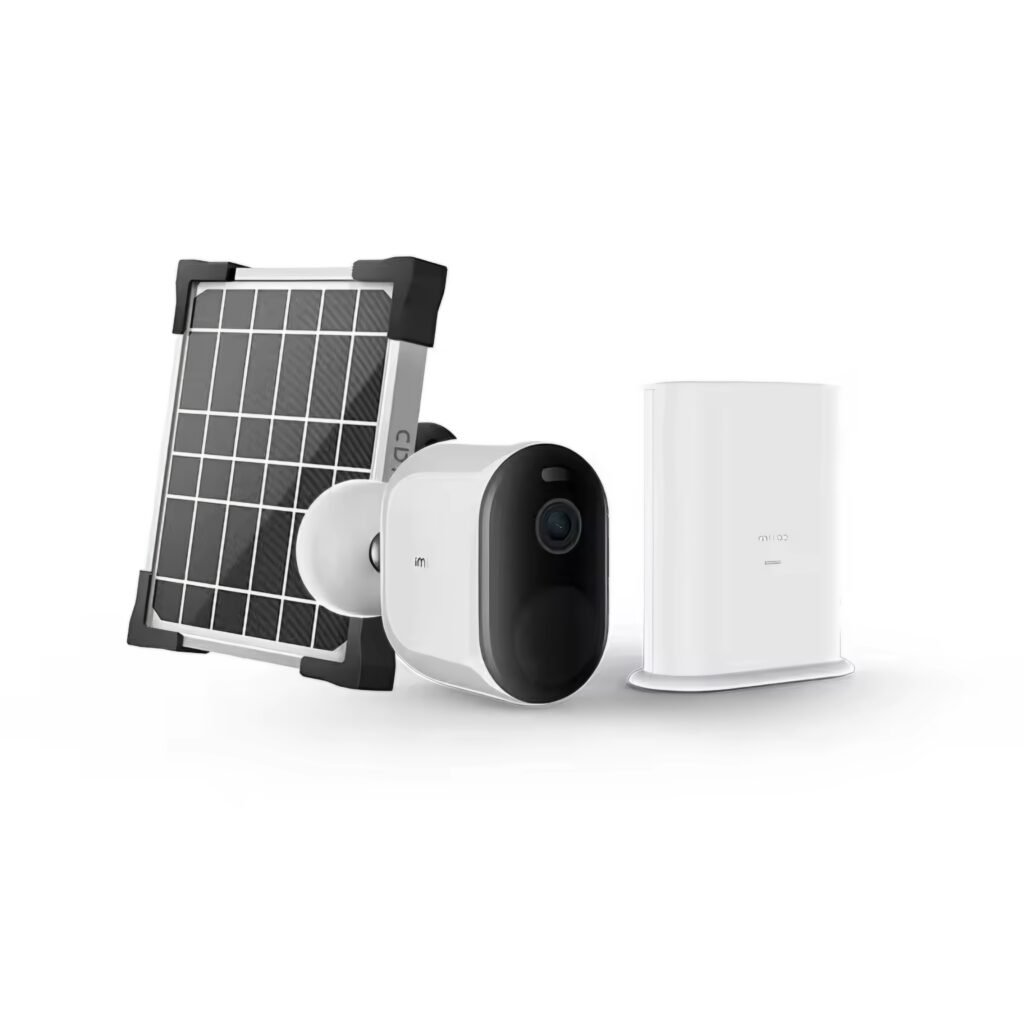 IMILAB EC4 complete kit including camera gateway hub and solar panel