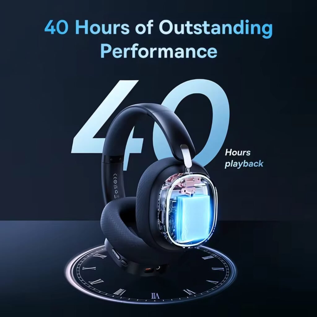 Baseus GH02 40 Hours Battery Life Playback Performance