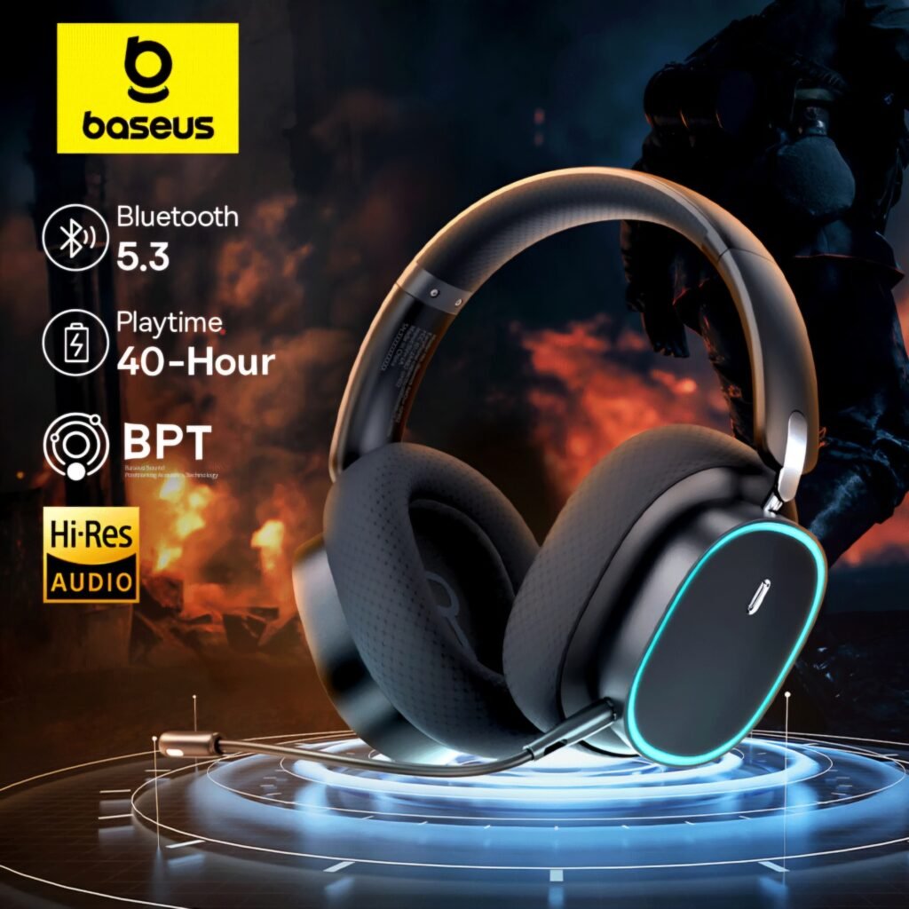 Baseus GH02 Wireless Gaming Headset Review and Design