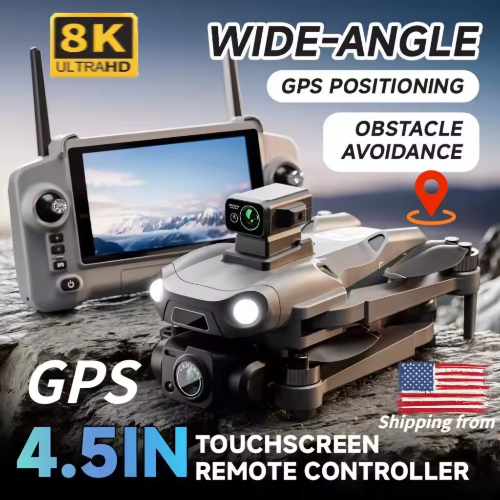 M24 8K GPS Intelligent Drone with 4.5 inch touchscreen remote controller review