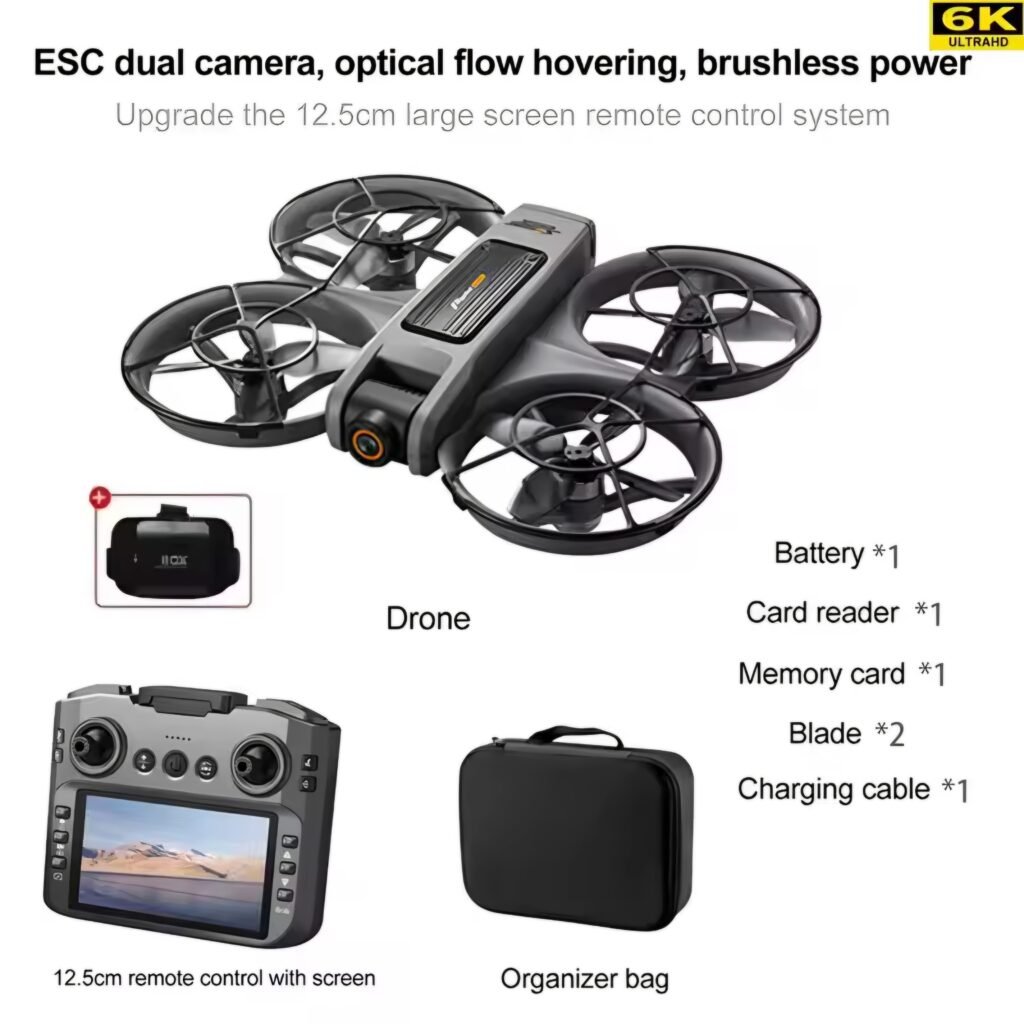 S156 Drone black model combo pack with two batteries for extended flight time, featured in our review