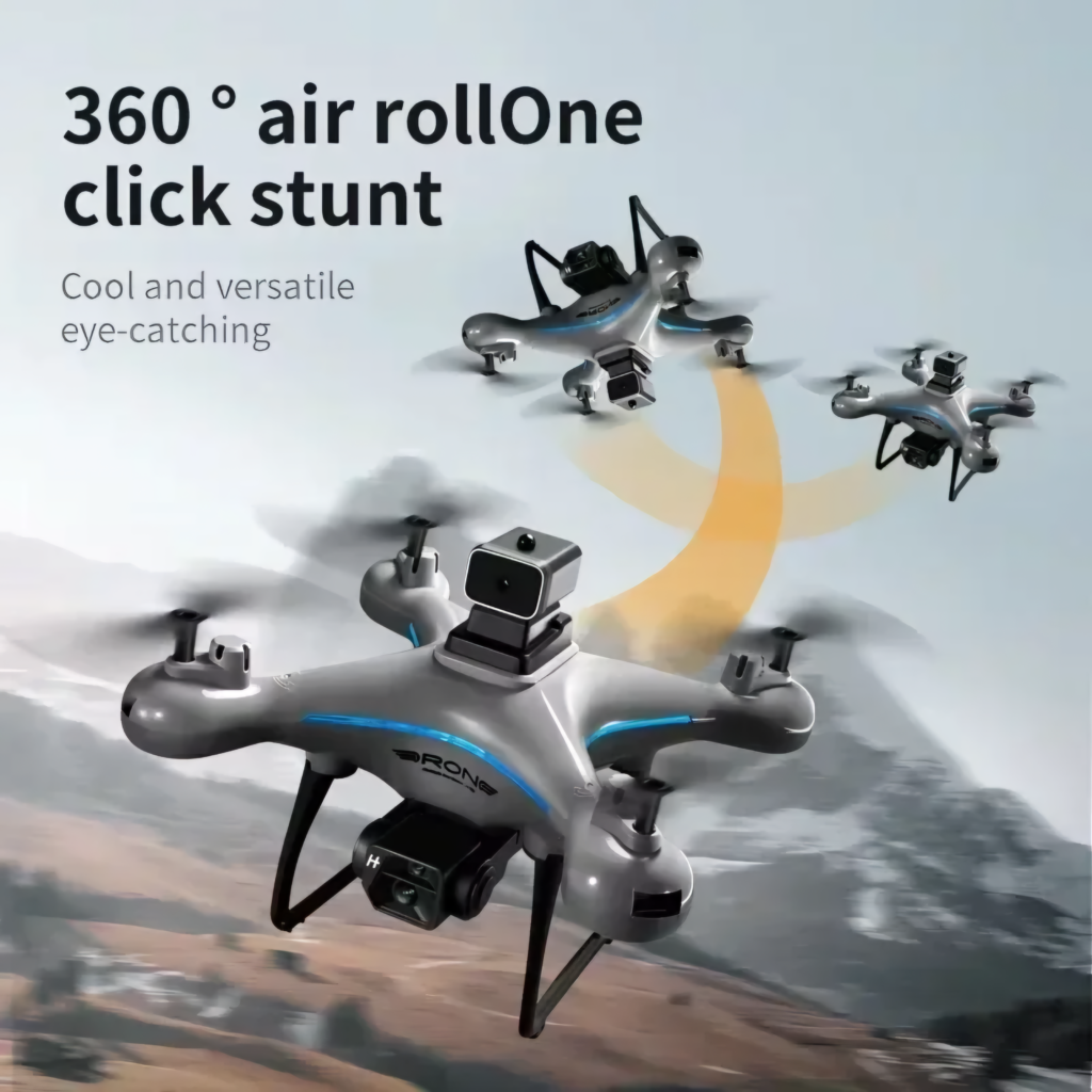 Lenovo KY102 drones performing 360 degree air roll stunts for easy control