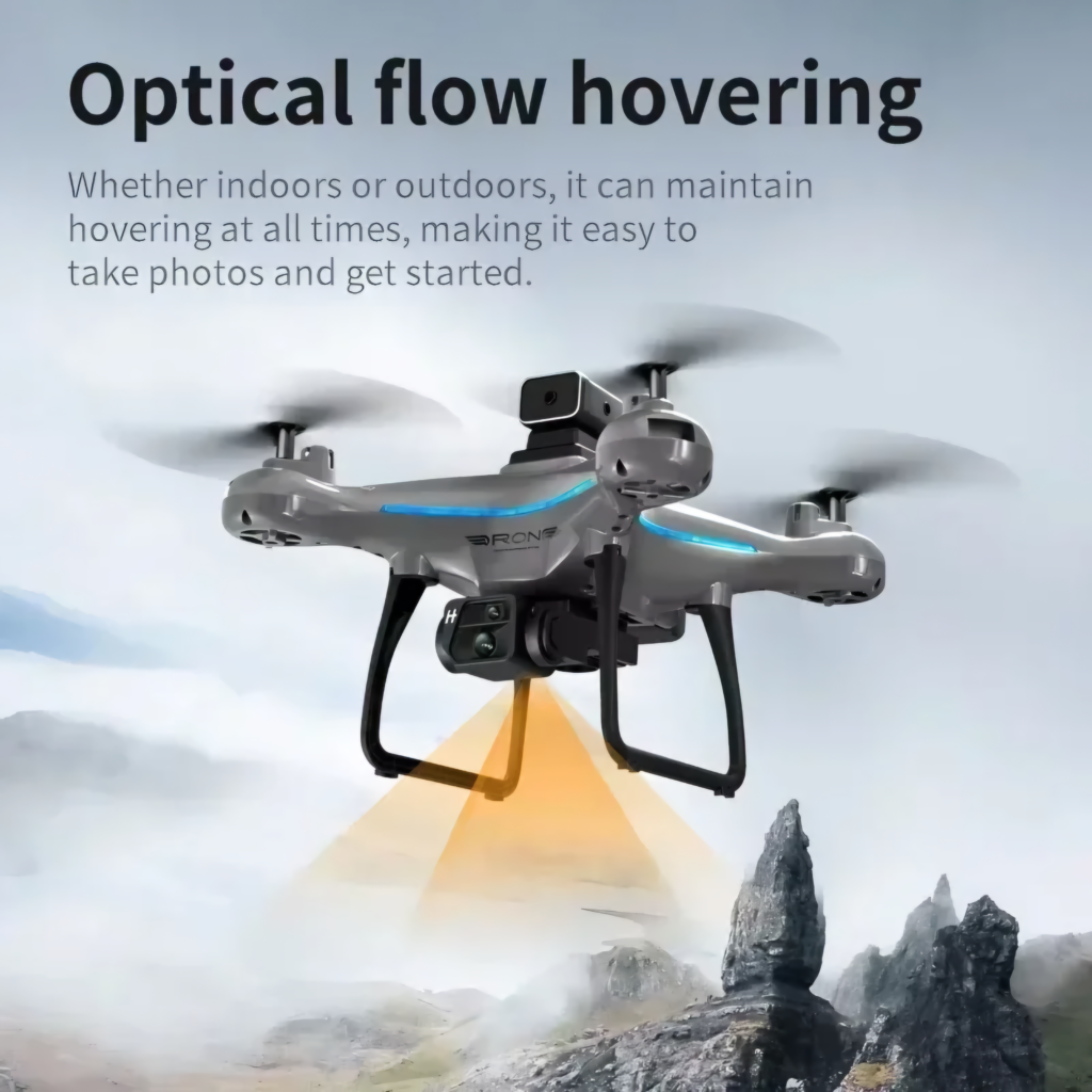 KY102 Drone demonstrating optical flow hovering for stable flight indoors and outdoors