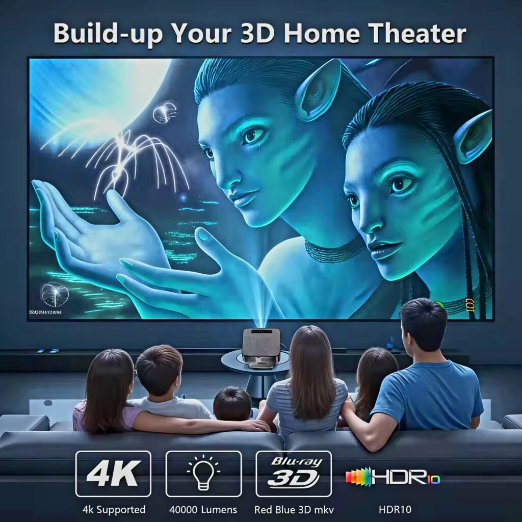 3D home theater experience with XIWBSY T08 projector