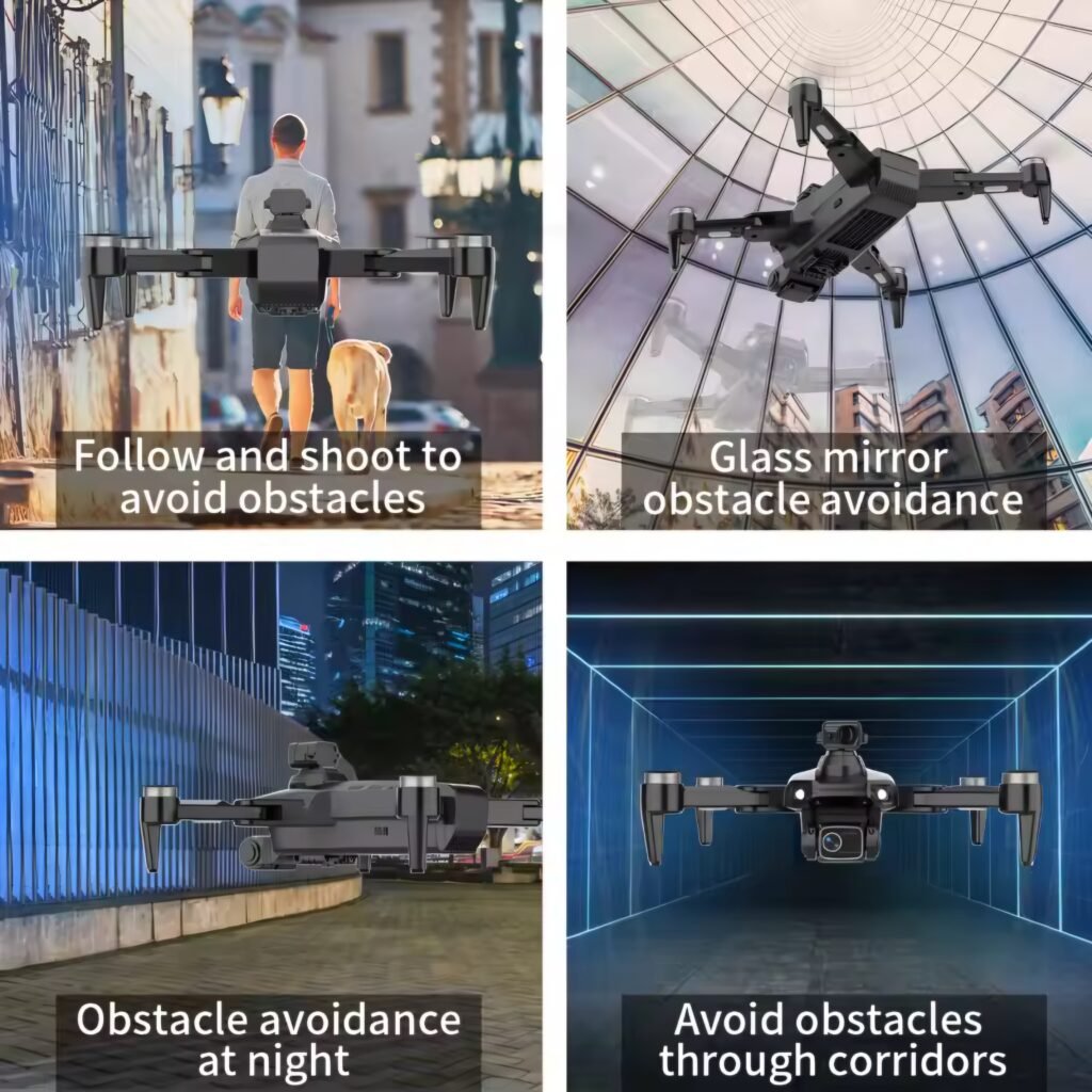 L900 Pro SE MAX GPS Drone obstacle avoidance features at night and indoors