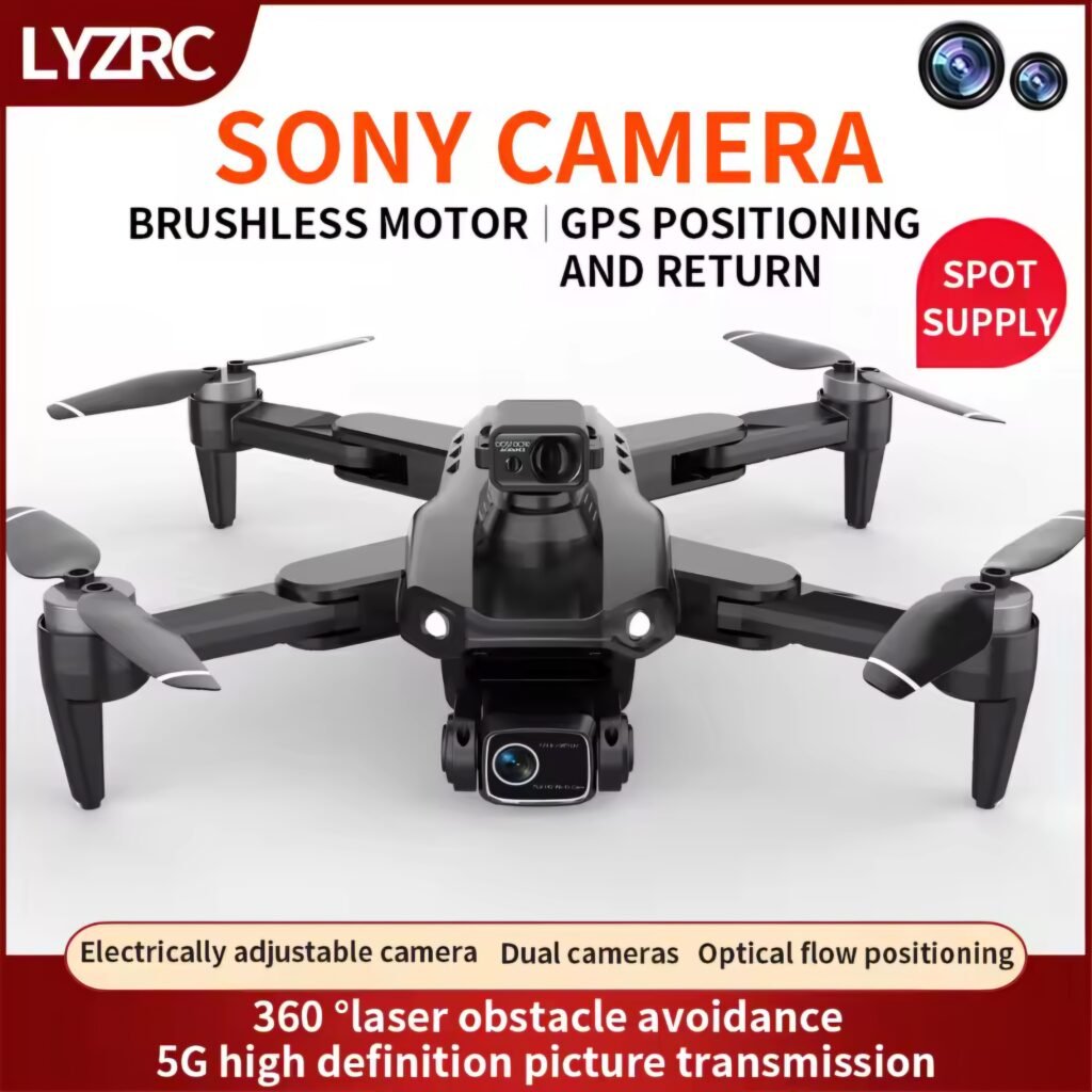 LYZRC L900 Pro SE MAX GPS Drone brushless motor and Sony camera promotional banner