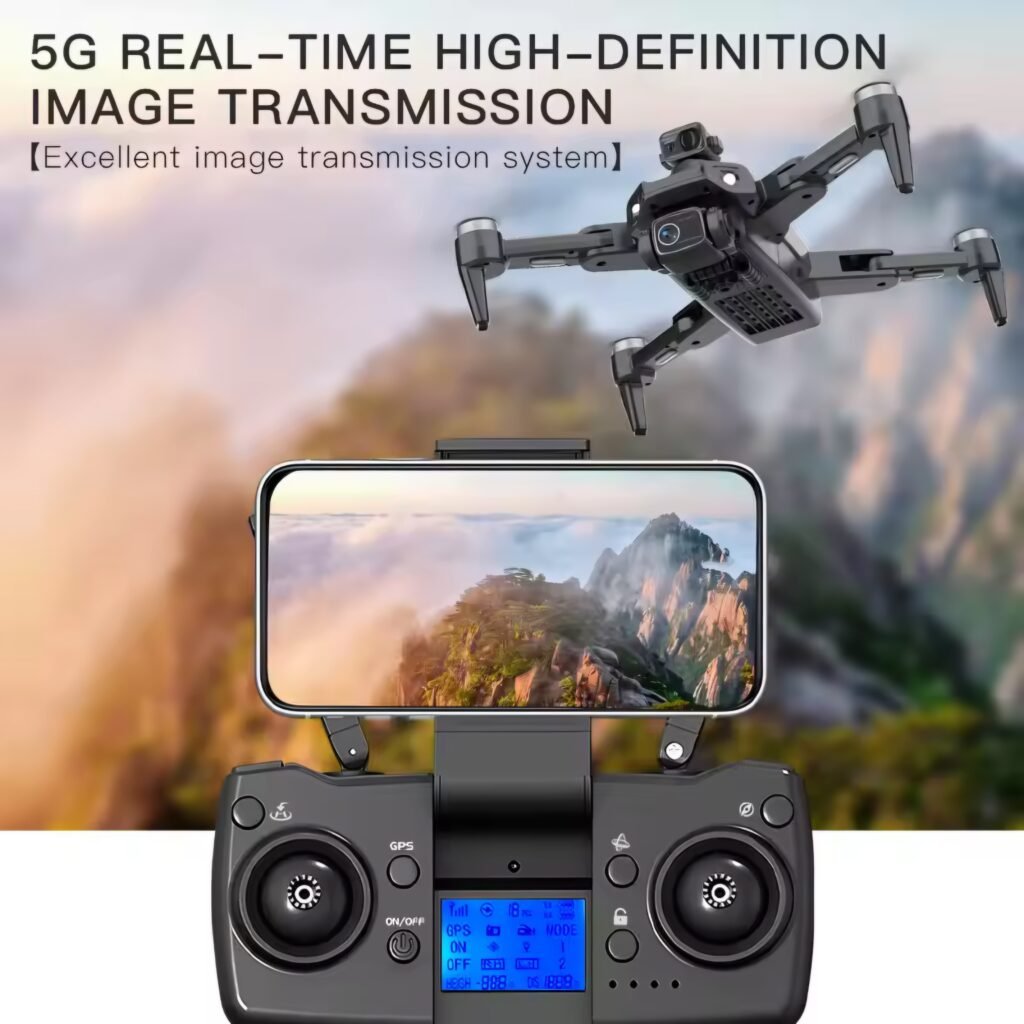 L900 Pro SE MAX GPS Drone 5G FPV real-time video transmission on smartphone