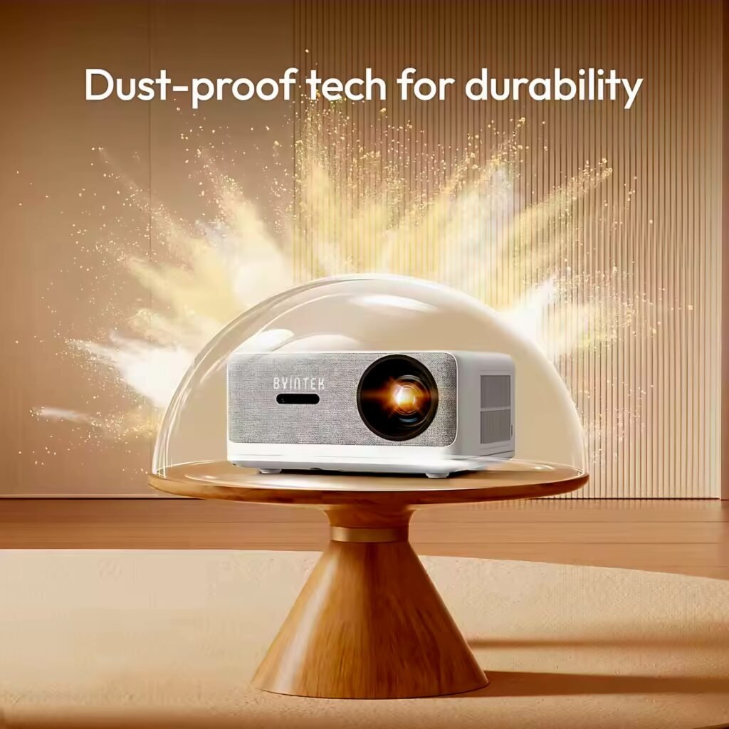 BYINTEK LOVE U14 review showing sealed dust-proof optical engine tech