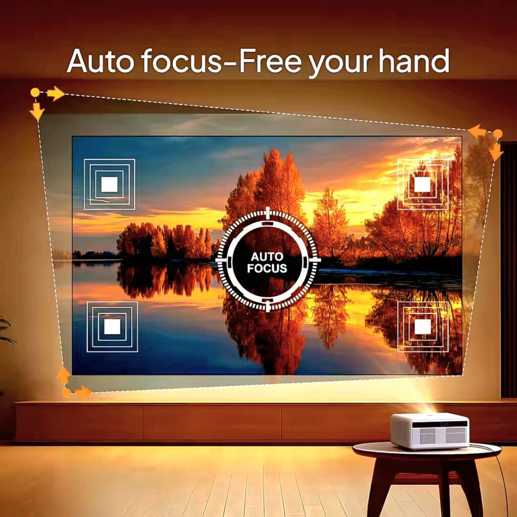Auto focus and automatic alignment feature of BYINTEK LOVE U14 projector
