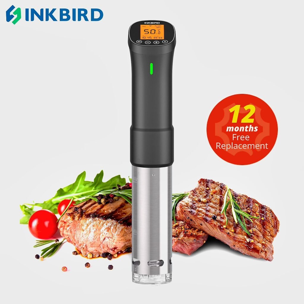 INKBIRD ISV-200W review Wi-Fi sous vide precision cooker with steak