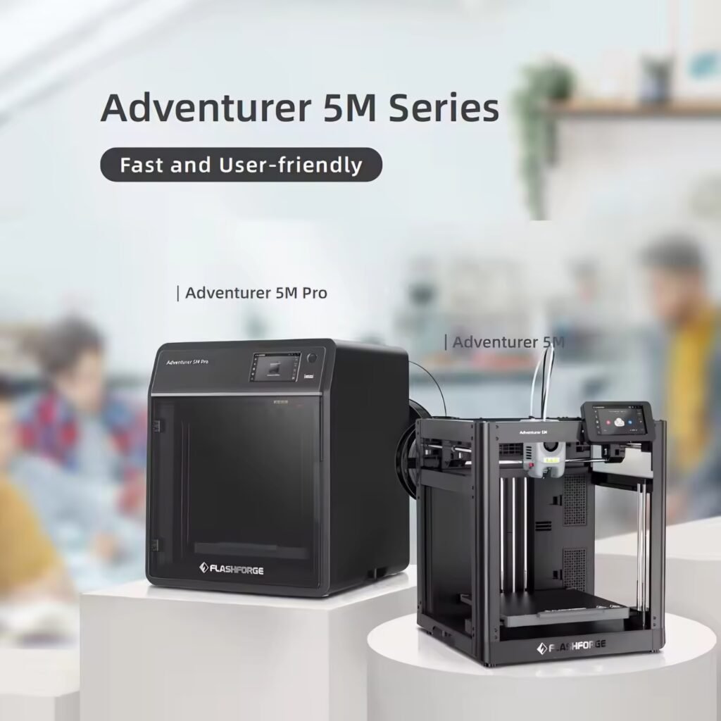 Easy-maintenance feature of the Flashforge Adventurer 5M, highlighting the quick-release nozzle system
